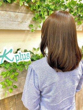 美容室ケインズナチュール ミディアム[アースカラー/グレーベージュ/グレージュカラー]