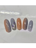 ミオリィ(meoli)&nbsp;ワンカラー＋タテグラ＋シェルアート