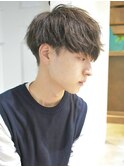 ドライマッシュ/刈り上げ2way/前下がりナチュラル/無造作ヘア