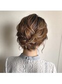 結婚式ヘアアレンジ♪