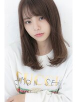 プライズ 錦糸町北口店(prize)&nbsp;ナチュラルワンカールグレージュ天使の羽バングオルチャン