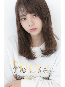 プライズ 錦糸町北口店(prize) ナチュラルワンカールグレージュ天使の羽バングオルチャン