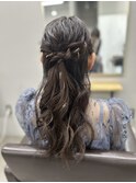 アーフアップ/ヘアアレンジ/ヘアセット