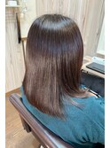 小顔似合わせカット/愛されフェミニン/秋冬セミロング/髪質改善