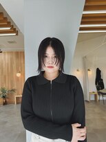 アガペー(Agape) 切りっぱなしbob×顔まわりレイヤー