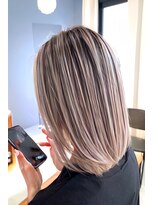 ストゥー(StueW.)&nbsp;コントラストバレイヤージュ6/髪質改善/インナーカラー/ブリーチ