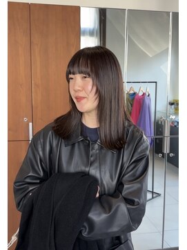 キーダ(KEEDA) シアカラーストレート/ショコラブラウン