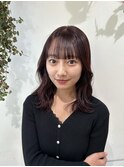 【ZEST中野/Hikaru】ワンカラーでできるワインレッド
