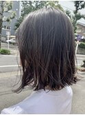ナチュラルボブ/外ハネ/ハイライト/艶カラー/艶ボブ/名駅/