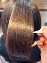 アトリエアルシュ(atelier ARCHE) 毛先ピンピンにならない自然な縮毛矯正,丸みボブ矯正