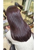 ブリーチなしボルドーレッドカラーワンカラー高発色カラー