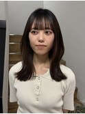 【YOKE】くびれボブロブミディアムレイヤー前髪顔周りカット