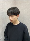 メンズマッシュ/ブルーブラック/フェザーパーマ/