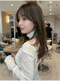 髪質改善*暗めカラーレイヤーカット美髪【Zina京都河原町】