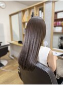 カラーリング×髪質改善でつくるカーキベージュカラー！(小林)