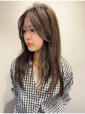 大人の抜け感ロングレイヤー