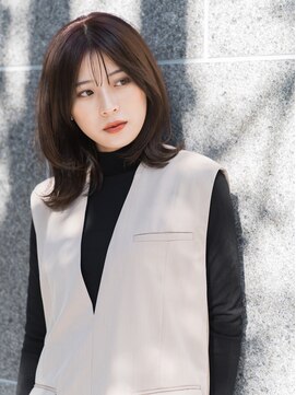 フレームプラス 天王寺あべの店(FRAME+) 【FRAME  天王寺あべの】抜け感/くせ毛カット/こっくりカラー