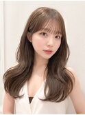 前髪/顔周りレイヤーで作る韓国ヘア×プリカール