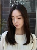 暗めカラー/韓国風巻き/髪質改善