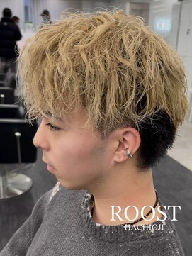 ルースト 八王子店(ROOST) 美容室/理容室/メンズサロン/かき上げスタイル/wカラー/ブリーチ