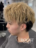 ルースト 八王子店(ROOST) 美容室/理容室/メンズサロン/かき上げスタイル/wカラー/ブリーチ