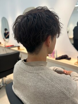 ソソ(soso.) MEN’S HAIR/ツイストパーマ/刈り上げマッシュ/木更津