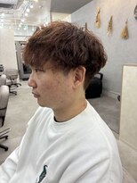 ルリアン 元住吉店(Le'lien)&nbsp;緩めスパイラルパーマ/メンズパーマ/無造作ヘア/元住吉駅