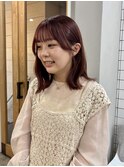 ワンカラーでできるピンクブラウン