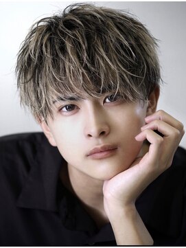 アストラ(ASTRA) MEN’S HAIR/波巻きツイストスパイラル/リバースセンターパート