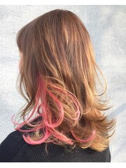 fringe highlight_Candy Pink