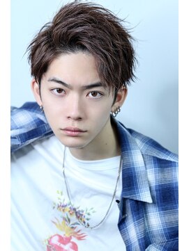 リップスヘアー 銀座(LIPPS hair) クロスオーバーアップバング