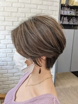 ニューモヘアーピエリ 八王子(Pneumo hair pierre)の写真/[ロング料金なし]ダメージレスで傷みにくい！Pneumoの高技術♪カット+グレイフルカラー¥5900