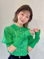 レイラバイアフロート 吉祥寺(Lila by afloat)&nbsp;インナーカラーベージュ/イヤリングカラー/切りっぱなしボブ