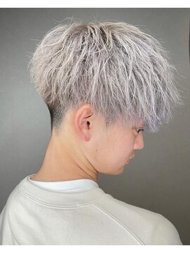 スキル(SKILL) ハイトーンマッシュ ホワイトカラー