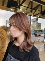 コワフュールトーリ フジグラン店(COIFFURE TORI)&nbsp;ニュアンスカラーがキレイなハイライト×フェイスレイヤー
