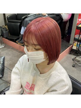 インク 渋谷(INK.) チェリーピンクボブ