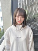 【salon de MiLK原宿】シルクミントベージュボブ