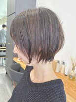 ビューエヒメ(VIEW EHIME)&nbsp;大人ラフウェーブ20代30代40代ボブブラウンスウィングショート