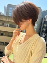 ロンド ストラーダ 心斎橋(Lond strada)&nbsp;ショート×ハイライト白髪ぼかし×マチルダボブ[心斎橋]