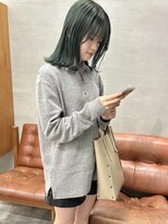 ニール シトロン 名古屋 伏見 丸の内(NEELU citron) 【NEELU_tomoya】 モスグリーンカラー