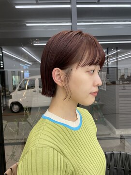 サンド 大阪梅田(sand) @eri_sand_ 前髪/マチルダボブ/インナーグレージュ[大阪梅田駅]