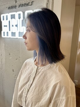 ヘアーワークス ヘルム 渋谷店(HAIR WORKS HELM) [HELM渋谷］イヤリングカラー