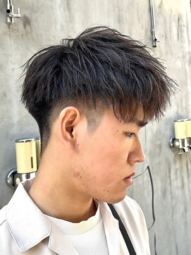 メンズココ 清澄白河店(MENS COCO) ビジネスショートスキンフェードツーブロックスパイキーショート