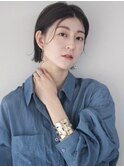 前髪あり　前髪長め　ボブ　外ハネ　内巻き　小顔　結べるボブ