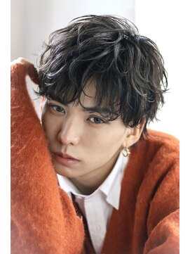 オーシャントーキョー サニー 原宿(OCEAN TOKYO Sunny) 韓国マッシュ束感コンマバングアップバングショートツーブロック