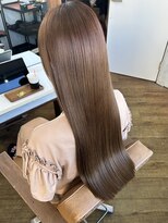 ヘアリゾート リノ(Hair resort Lino)&nbsp;ピンクベージュ×ミネコラトリートメント