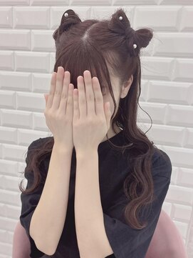 リルミー(Lilme) 立体リボンハーフツイン＊まゆ