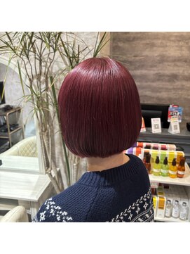 ヘアー ブランコ(hair Blanco) ワインレッド