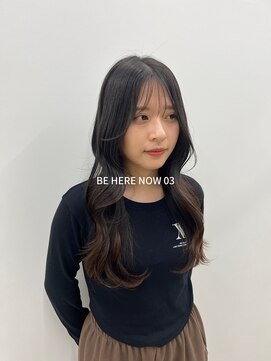 ビーヒアナウ N゜03 金沢駅西店(BE HERE NOW) 【韓国ヘア/レイヤーカット/顔まわりカット/ワンホンヘア】