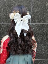 ハーフアップ